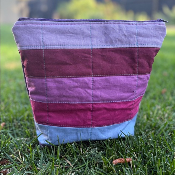 Handmade Colorful Patchwork Tote Bag - Picture 1 of 5